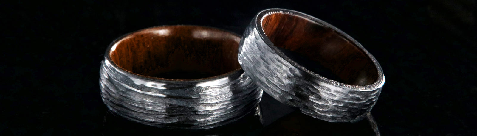 Black Zirconium Ring Sets