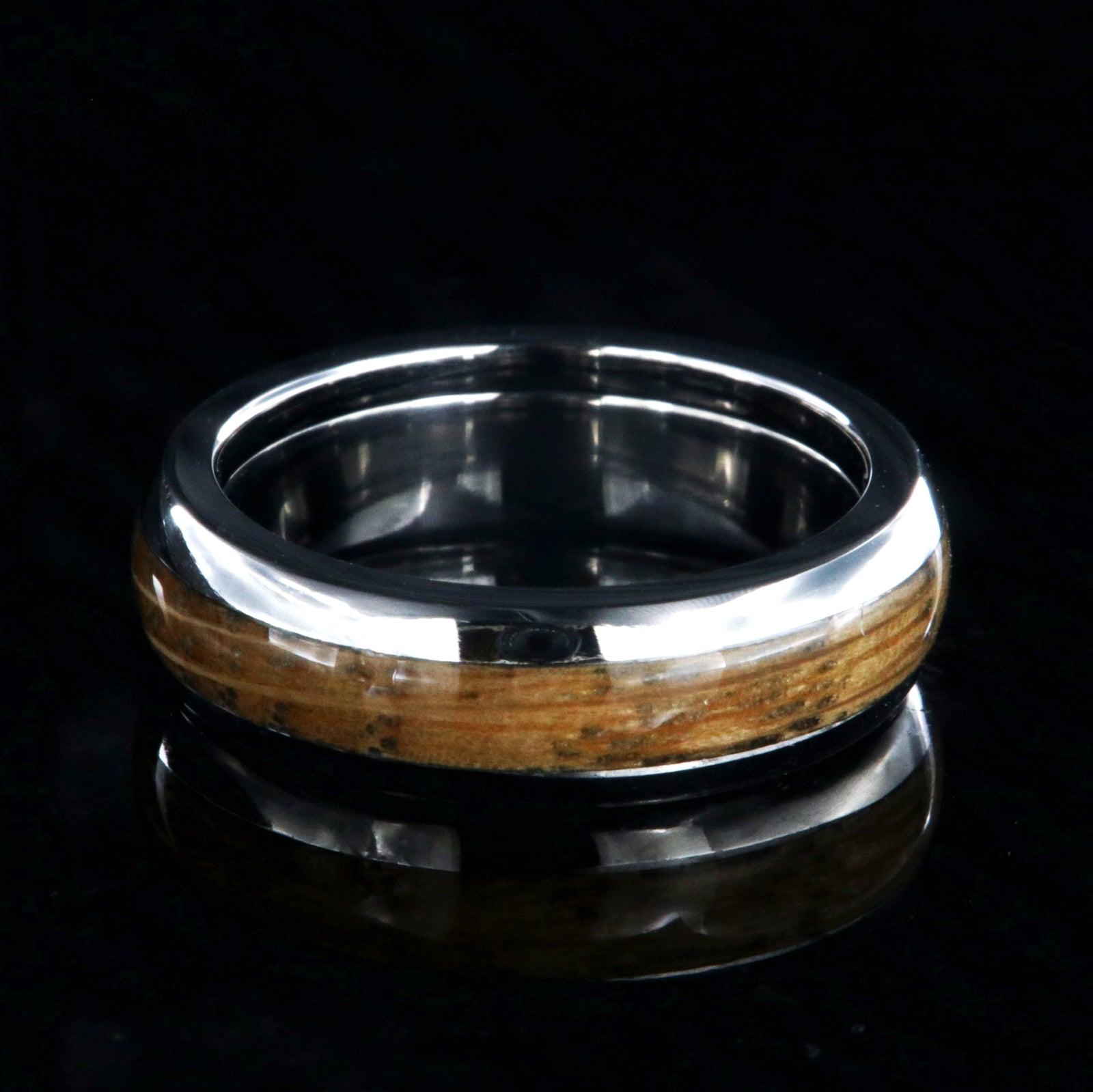 Mens Whiskey Barrel Wedding Ring