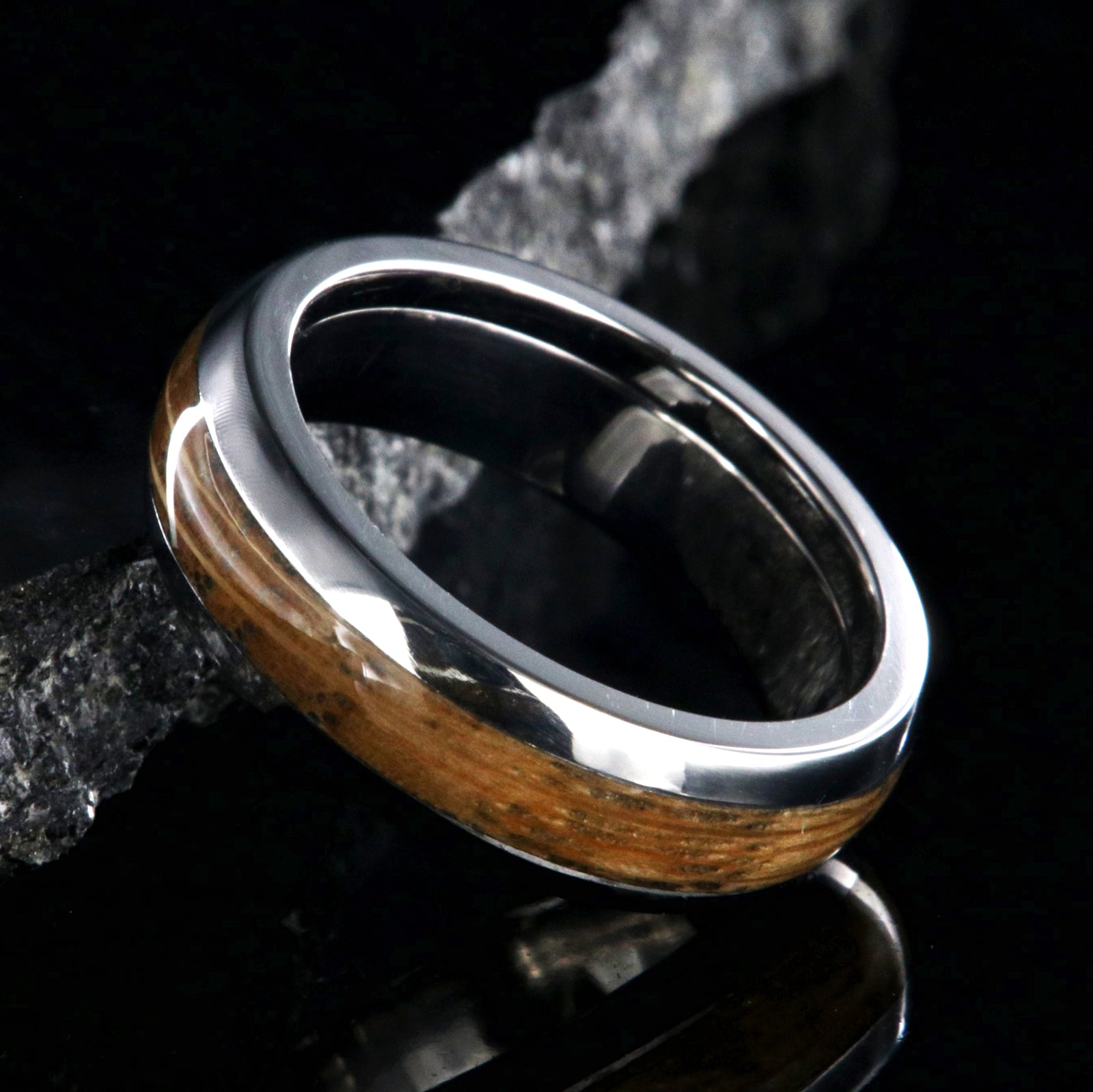 Mens Whiskey Barrel Wedding Ring