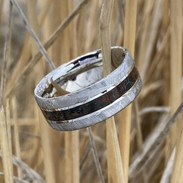 Wedding rings made sale from dinosaur bone