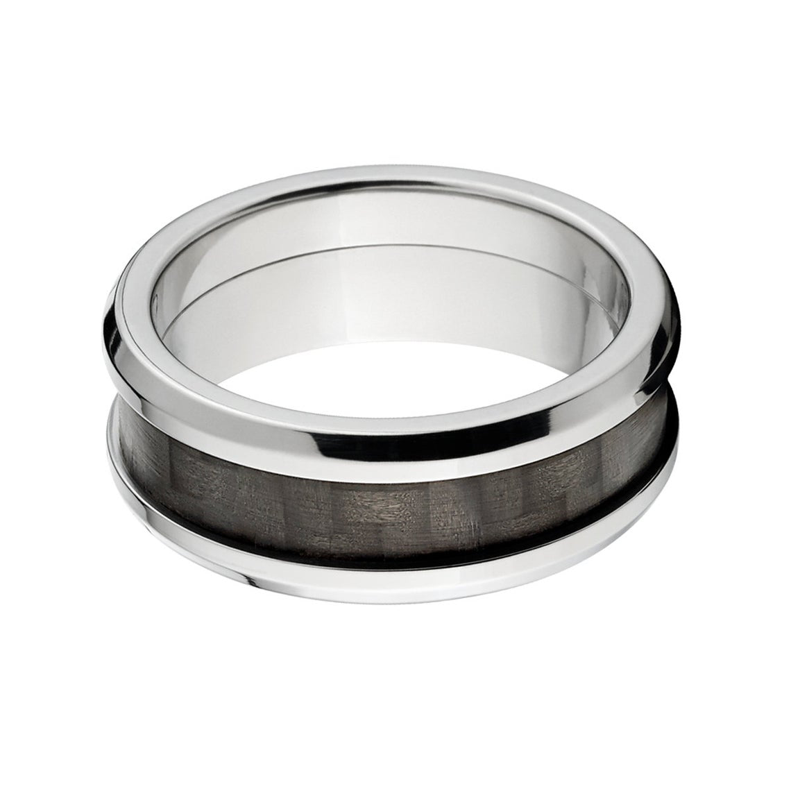 8mm wide titanium edges with black carbon fiber inlay