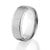 8mm wide cobalt wedding band with a stone finish and raised-center